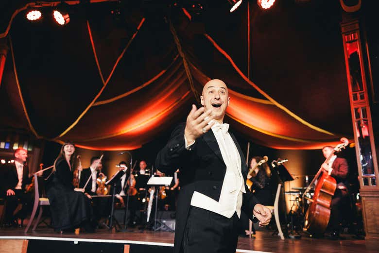Durante el show