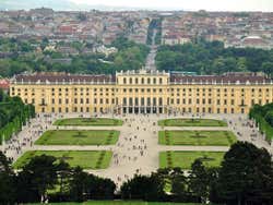 Palacio Schönbrunn visto da Gloriette