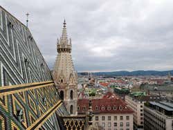 Stephansdom, vista da torre norte