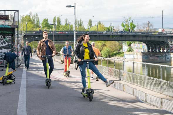 Tour de patinete elétrico por Viena